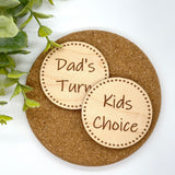 Decision Maker Wooden Coins - Wholesale