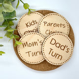 Decision Maker Wooden Coins - Wholesale