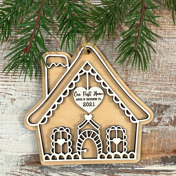 Gingerbread House Ornament - Wholesale