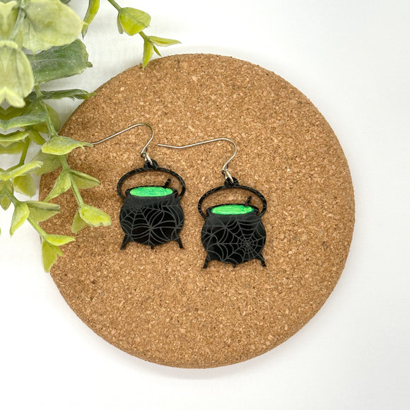 Handpainted Witch Cauldron Drops