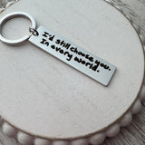 Handwritten Engraved Keychain
