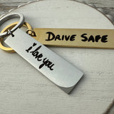 Handwritten Engraved Keychain