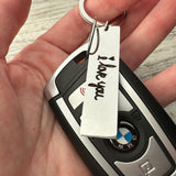 Handwritten Engraved Keychain