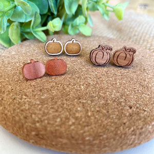 Dainty Pumpkin Studs Bundle