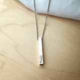 Keiza Vertical Bar Necklace