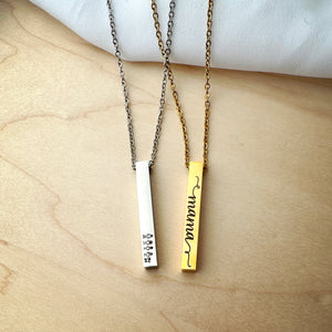 Keiza Vertical Bar Necklace