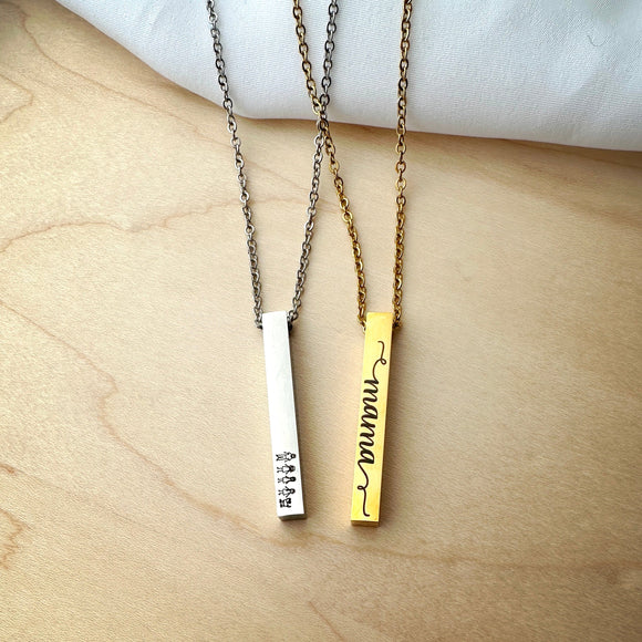 Keiza Vertical Bar Necklace - Wholesale