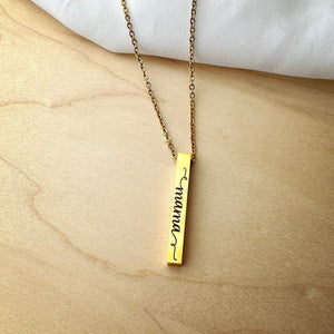 Keiza Vertical Bar Necklace - Wholesale