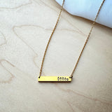 Shelby Horizontal Bar Necklace -  Wholesale