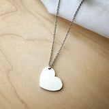 Alayna Angled Heart Necklace - Wholesale