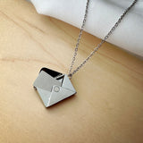 Debby Envelope Hidden Message Necklace-Wholesale