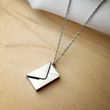Debby Envelope Hidden Message Necklace-Wholesale