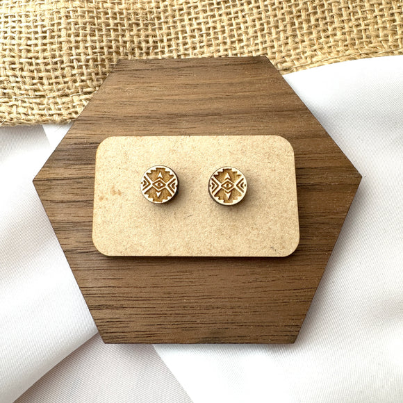 Aztec Burst Stud Earrings - Wholesale