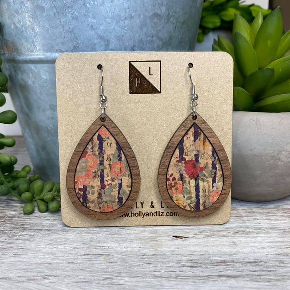 Vintage Floral Cork Drops