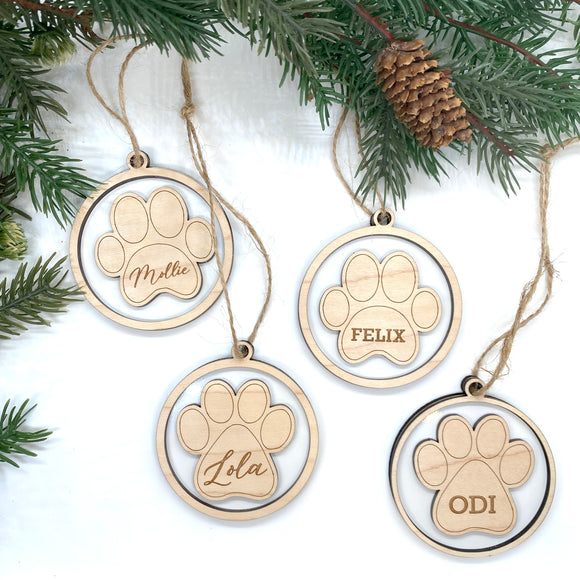 2 Layer Pet Ornament - Wholesale