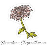 Birth Flower Stickers - Wholesale