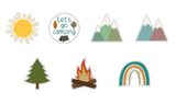 Camping Stickers