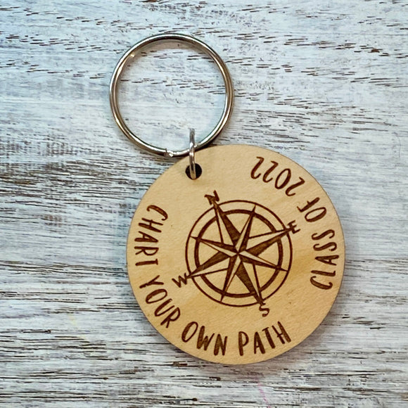 Senior Keychains - Chart Your Own Path