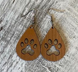 Closed Dog Paw Print Drop