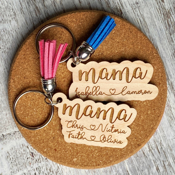 Customizable Mama Keychains