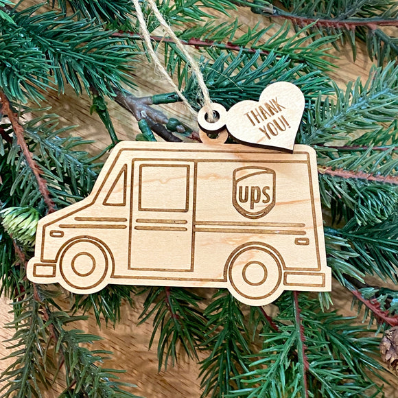 Delivery Truck Ornament