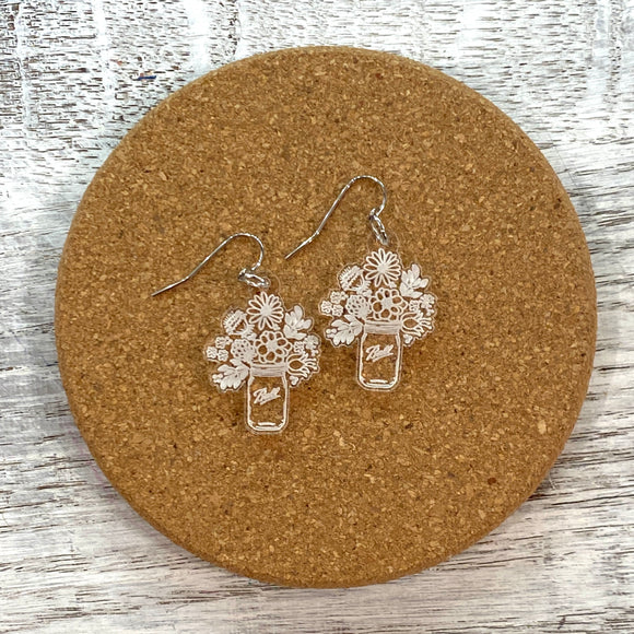 Floral Ball Mason Jar Mini Drops