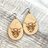 Highland Cow Teardrop