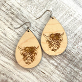 Highland Cow Teardrop
