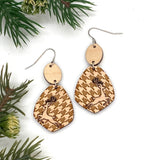 Houndstooth Reindeer Drops