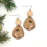 Houndstooth Reindeer Drops