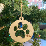 Paw Christmas Ornament- Wholesale