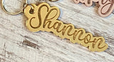 Mirror Name Keychain