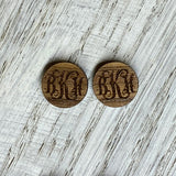 Monogram Studs- Wholesale