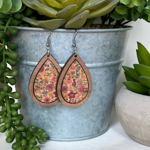 Floral Walnut Cork Drops
