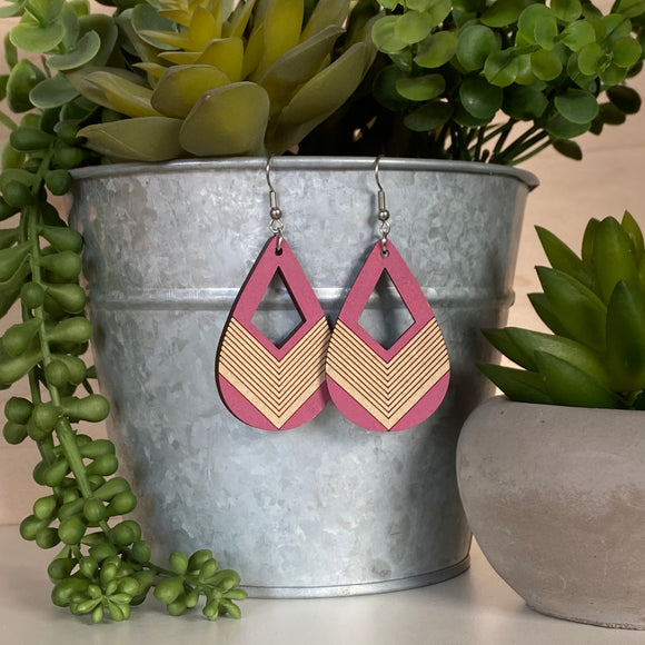 Boho Chevron Teardrops
