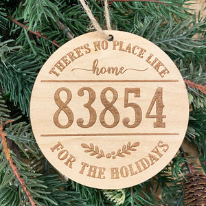 Home For The Holidays Zip Code Ornament- Wholesale