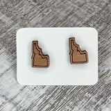 State Stud Earrings-Cherry - Wholesale