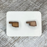 State Stud Earrings-Cherry - Wholesale