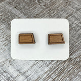 State Stud Earrings-Cherry - Wholesale