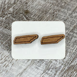 State Stud Earrings-Cherry - Wholesale
