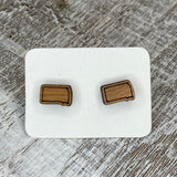 State Stud Earrings-Cherry - Wholesale