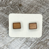 State Stud Earrings-Cherry - Wholesale
