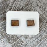 State Stud Earrings-Cherry - Wholesale
