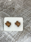 State Stud Earrings-Cherry - Wholesale