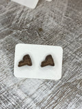 State Stud Earrings-Walnut - Wholesale