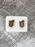 State Stud Earrings-Cherry - Wholesale