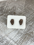 State Stud Earrings-Walnut - Wholesale