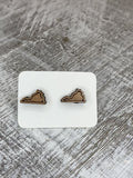 State Stud Earrings-Cherry - Wholesale