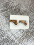 State Stud Earrings-Cherry - Wholesale