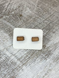 State Stud Earrings-Cherry - Wholesale